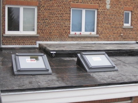 Velux sur toit plat